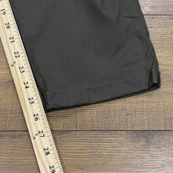 Anthropologie Cartonnier Pants Womens Green Pleated Belted Tie Waist Cuffed Crop - Picture 14 of 14